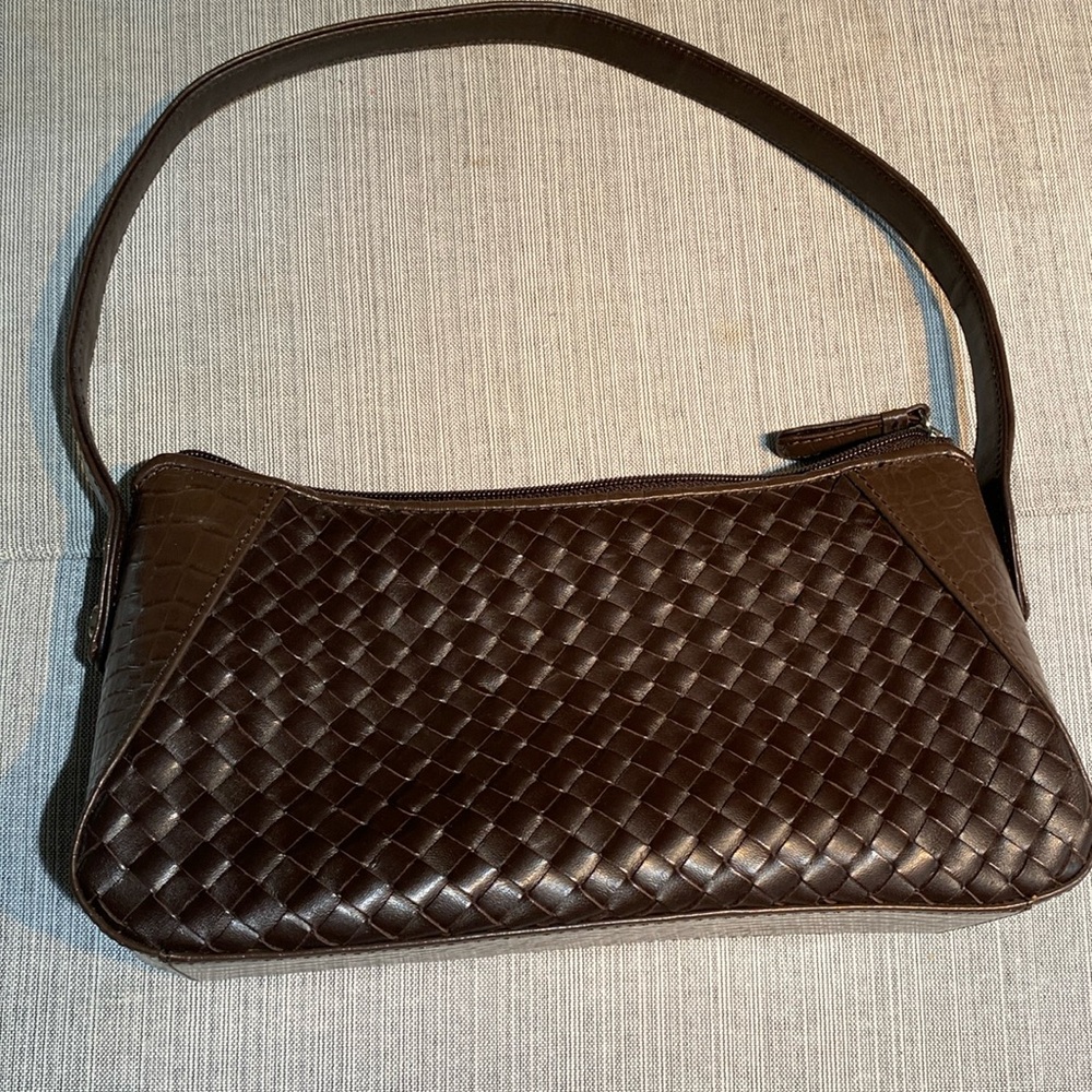 Never used. Vintage brown leather purse. Aspects by Lisette